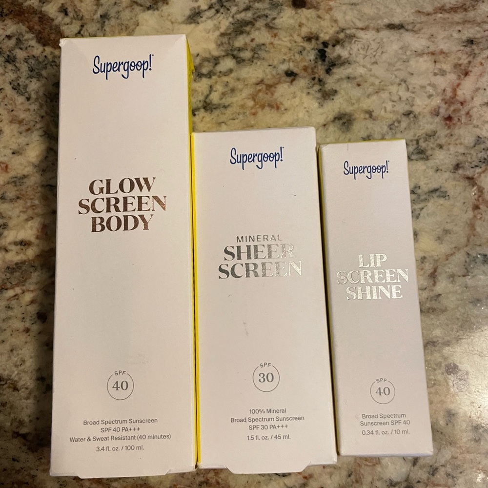 Supergoop! bundle new in box’s